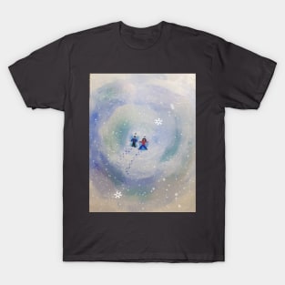 Snow Angels Illustration T-Shirt